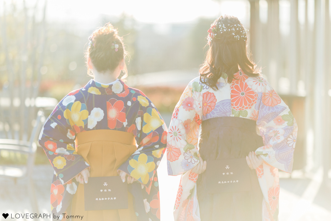 髪型にもこだわりたい！　卒業式の華やかな袴に合う髪型をご紹介♪  2番目の写真