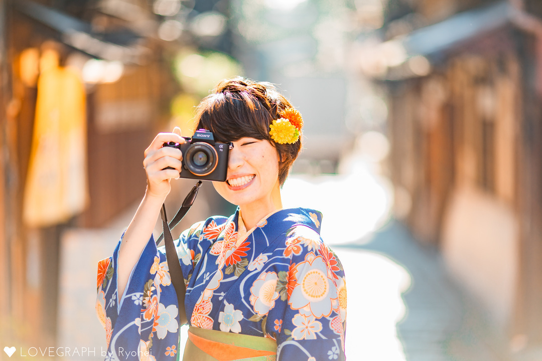 成人式の前撮り！髪型は顔や形に合わせて決めよう！参考画像と合わせてご紹介  5番目の写真