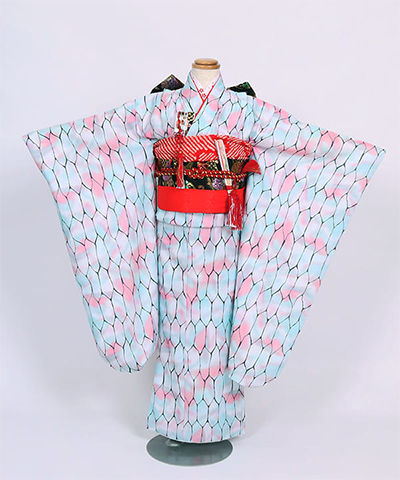 七五三(七歳) |蝶の羽紋様 キャラクターモチーフ