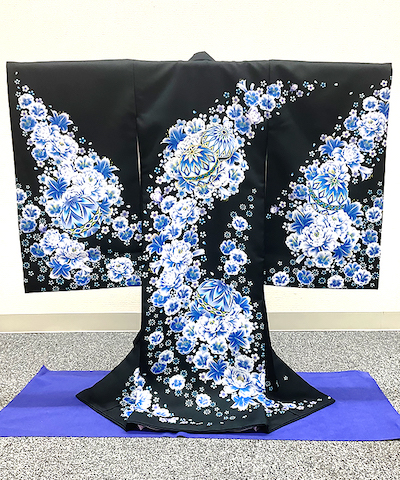 産着(お宮参り) | 鞠と花爛漫 黒